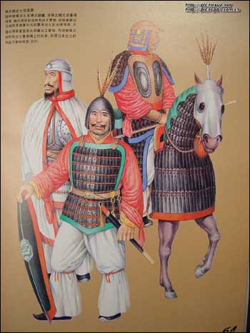 甲光向日金鳞开：中国古代武士