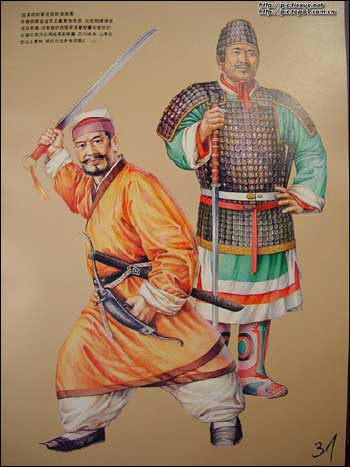 甲光向日金鳞开:中国古代武士